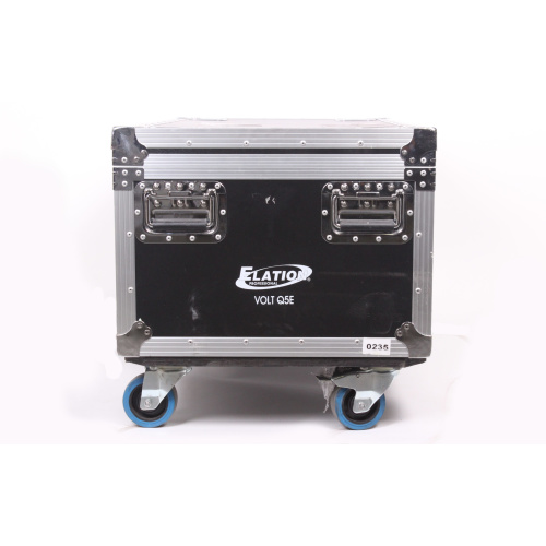 Elation VOL106 Q5E Six Pack Charging Road Case and Six Volt Q5E LED Fixtures (Open Box) w/ Mounting Brackets and Data Cables case4