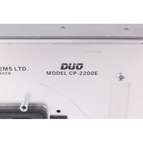 Evertz Duo CP-2200E Intelligent Router Remote Control Panel (FOR PARTS) label