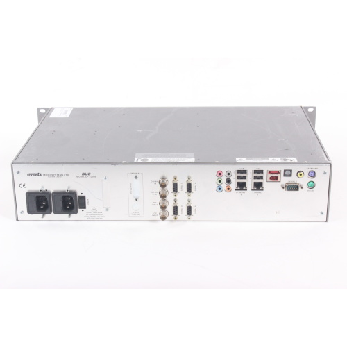Evertz Duo CP-2200E Intelligent Router Remote Control Panel (Unit Freezes) back