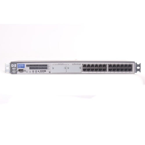 HP ProCurve 2524 J4813A 24-Port Network Switch w/ Rack Ears front2