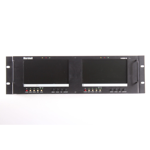 Marshall V-R72DP-2C Rack Mountable Dual 7-Inch LCD Monitors (Power Failure) front1