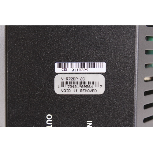 Marshall V-R72DP-2C Rack Mountable Dual 7-Inch LCD Monitors (Power Failure) label