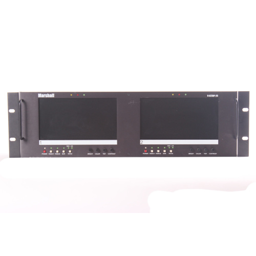 Marshall V-R72DP-2C Rack Mountable Dual 7-Inch LCD Monitors front1
