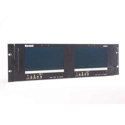 Marshall V-R72DP-2C Rack Mountable Dual 7-Inch LCD Monitors (Line on Left Screen) main