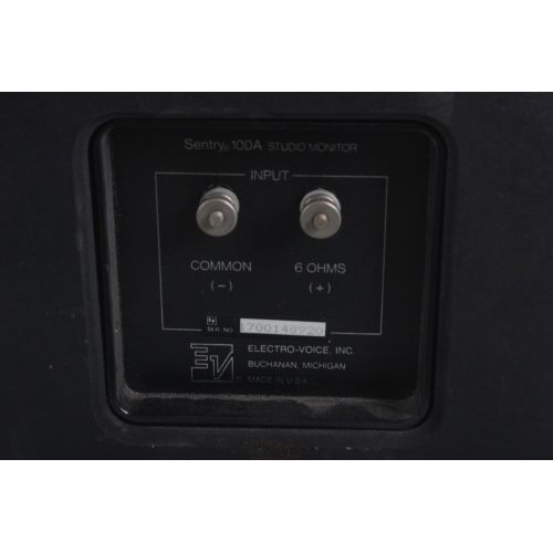 Electro-Voice Sentry 100A Passive Studio Monitor (Driver Detaching) input/output