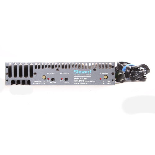 Stewart Electronics PA-100B 200 Watt Power Amplifier front2