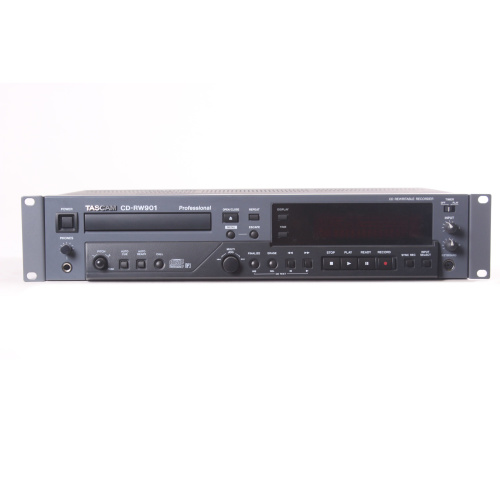 Tascam CD-RW901 Professional cd rewritable recorder front2
