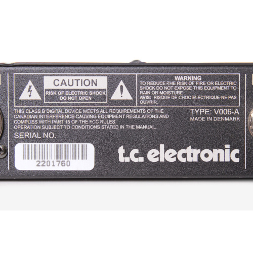 TC Electronics P2 - Level Pilot (Exterior Damage) label