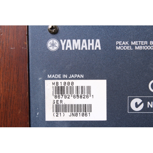Yamaha DM1000 Digital Mixing Console (Multiple Issues) w/ Yamaha MB1000 Peak Meter Bridge & MY16-AE Digital I/O Card label