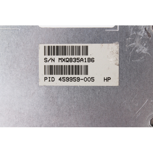 HP ProLiant DL360 G5 Server Rack label
