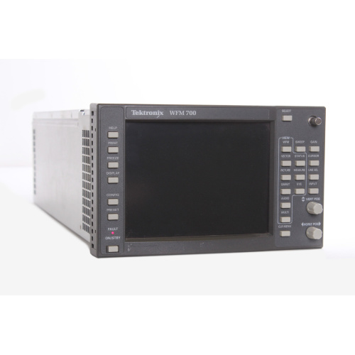 Tektronix WFM 700 Multi-Standard Waveform Monitor (MISSING KNOB CAP) front1