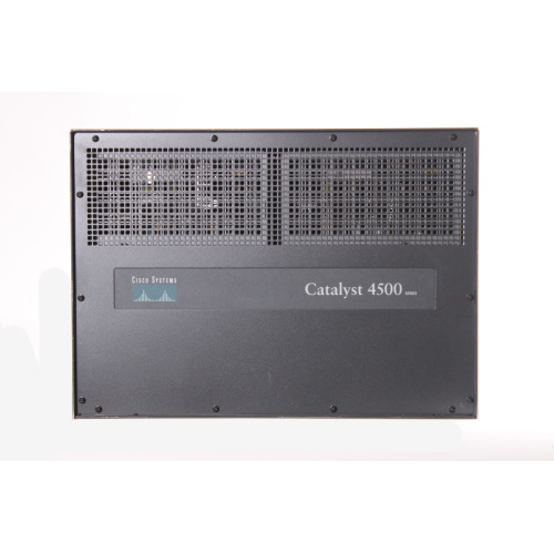 Cisco Catalyst 4503 Network Switch Chassis w/ (2) WS-X4548-GB-RJ45V 48-Port Gigabit Switching Modules and (1) WS-X4013+10GE Supervisor Engine II Plus Module front