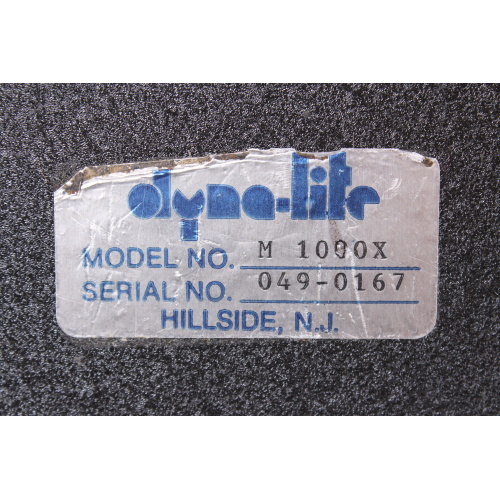 Dynalite M1000X Power Pack (FOR PARTS) label