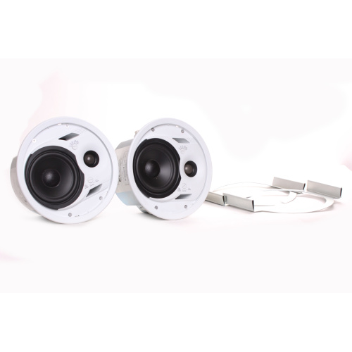 Pair of EAW CIS300 Ceiling-Mounted Two-Way Speakers in Original Box w/ Mounting Hardware main