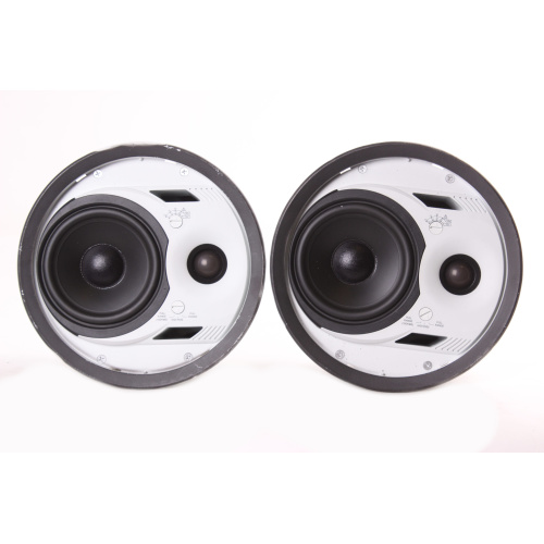 Pair of EAW CIS300 Ceiling-Mounted Two-Way Speakers (Painted Black) in Original Box front1