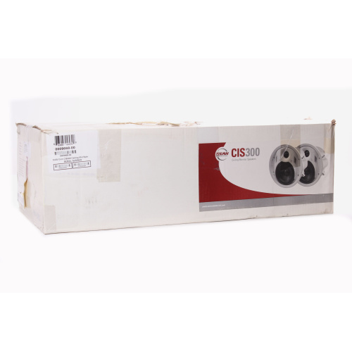 Pair of EAW CIS300 Ceiling-Mounted Two-Way Speakers in Original Box w/ Mounting Hardware box