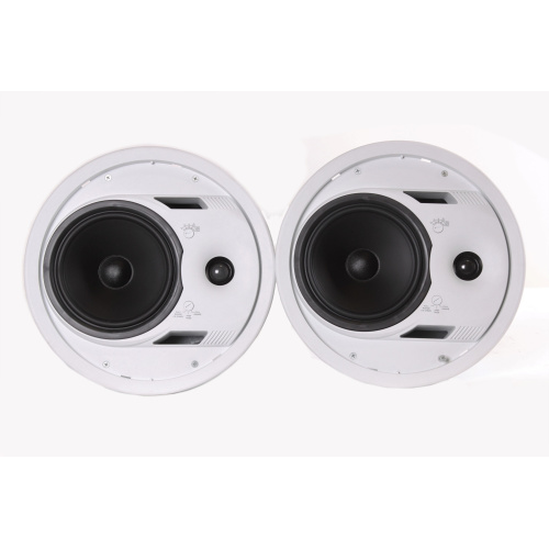 Pair EAW CIS400 Ceiling-Mounted Two-Way Speakers in Original Box w/ Mounting Hardware front1