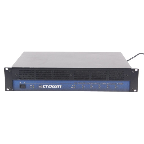 Crown CP660 6-Channel Professional Power Amplifier (No Input Channel 5 and 6) front1