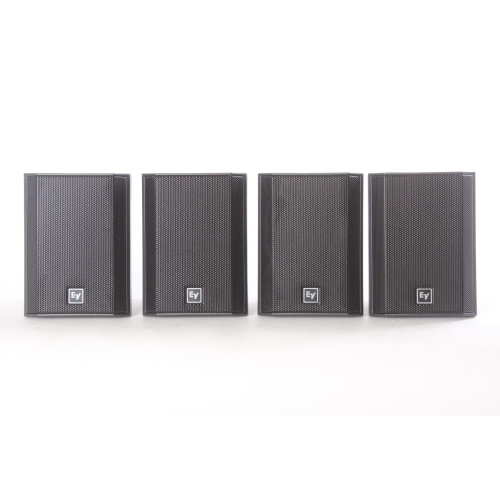 Electro-Voice EVID S44 Compact Full-Range Surface Mount Loudspeaker System with 4 EVID 2.1 Satellite Speakers and EVID 40 Subwoofer (NEAR MINT) in Original Open Box front2