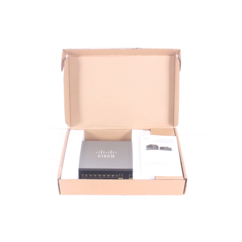 Cisco SG350-10P 10-Port Gigabit PoE Managed Switch - In Original Box box1