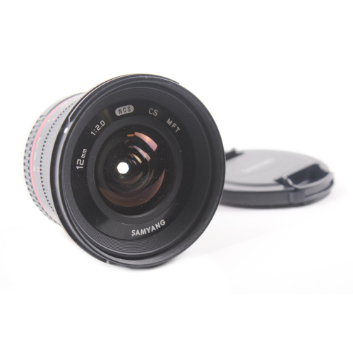 Rokinon RK12M-M 12mm f/2.0 NCS CS Lens Manual Focus Lens Canon M Mirrorless Camera Mount (Missing 1 Cover) main