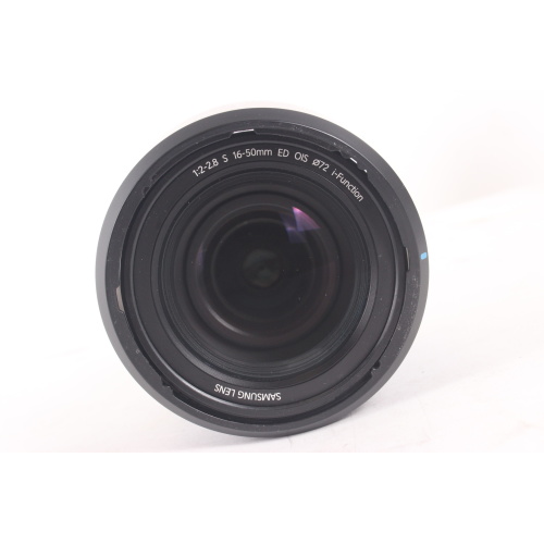 Samsung 16-50mm f/2-2.8 S ED OIS Lens w/ Hood & Soft Case front1