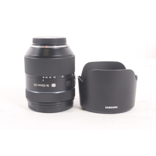 Samsung 16-50mm f/2-2.8 S ED OIS Lens w/ Hood & Soft Case side3