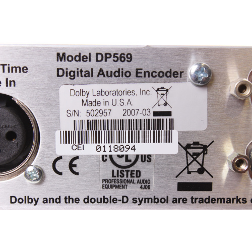 dolby-digital-audio-encoder-model-dp569-LABEL