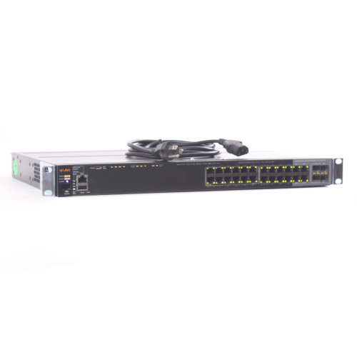 HP Aruba 2920-24G J9726A 20-Port Switch w/ (2) 2920 2-Port 10GbE SFP+ Modules - J9731A front1
