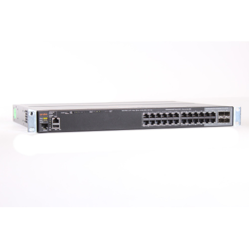 HP Aruba 2920-24G J9726A 20-Port Switch w/ (1) 2920 2-Port 10GbE SFP+ Module - J9731A front1