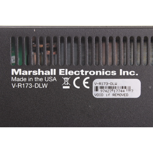 Marshal VR173-DLW Desktop/Rack Mount Monitor (White Balance Failure) label