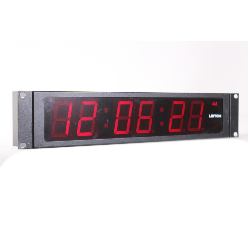 Leitch Digital Time/Date Display Clock LED Seven Segments Timecode DTD-5225 front1