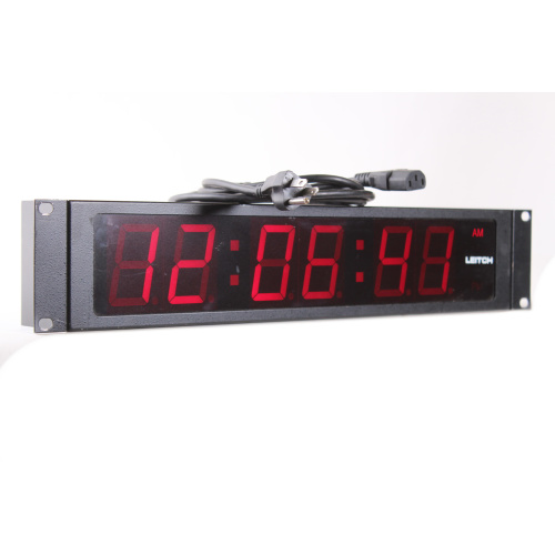 Leitch Digital Time/Date Display Clock LED Seven Segments Timecode DTD-5225 main