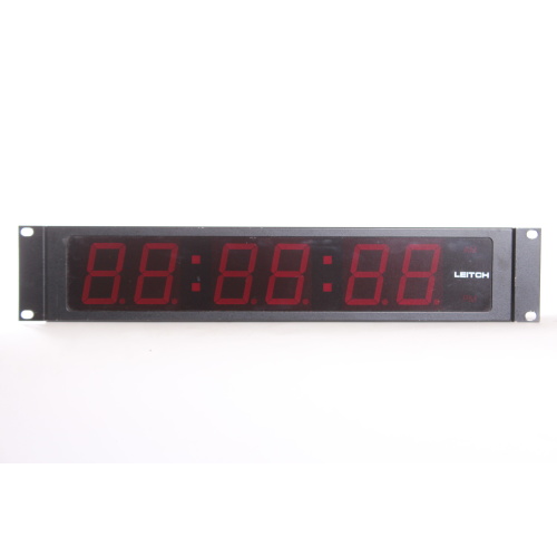 Leitch Digital Time/Date Display Clock LED Seven Segments Timecode DTD-5225 front2
