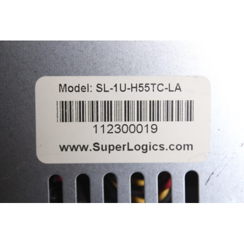 SuperLogics SL-1U-H55TC-LA Rack Mount Industrial PC (FOR PARTS) label