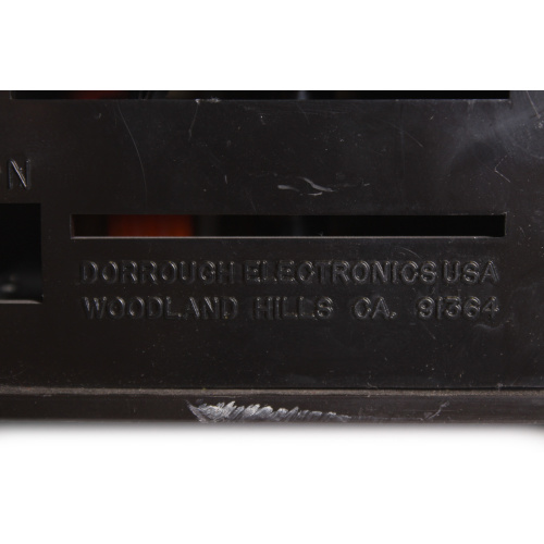 Dorrough 40-A Analog Loudness Monitor label