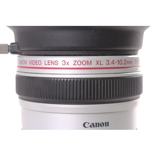 Canon Video Lens 3x Zoom XL 3.4-10.2mm 1:1.8-2.2 label