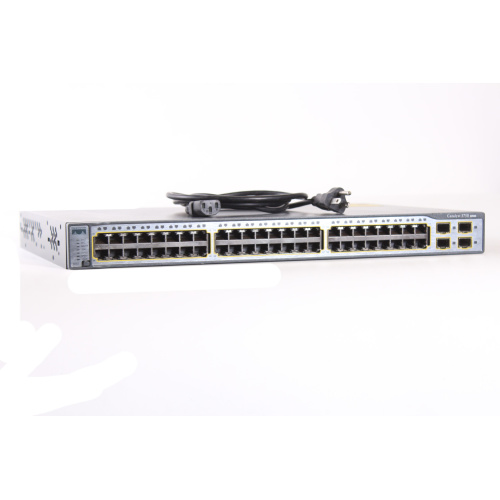 Cisco Catalyst WS-C3750-48TS-E 48-Port Ethernet Switch w/ (4) SFP Slots (Startup Issue) main