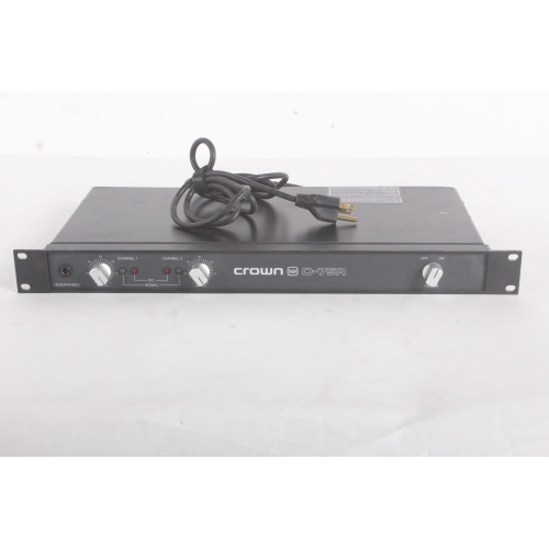 Crown D-75A Two-Channel Power Amplifier front