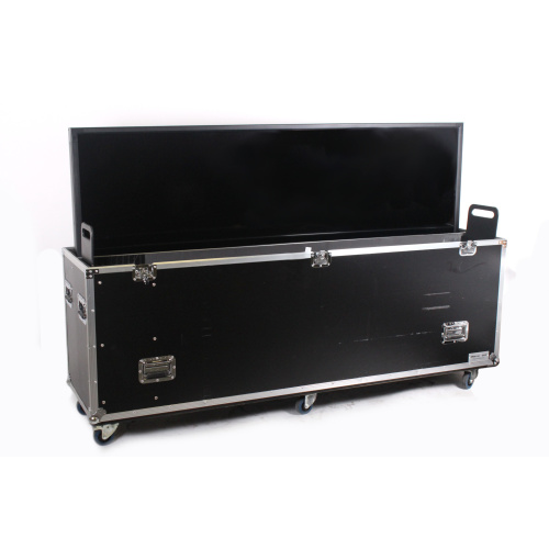 NEC E905 90" LCD Backlit Commercial-Grade Display in Wheeled Hard Case and Metal Stand case1