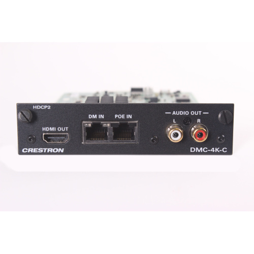 Crestron DMC-4K-C HDBaseT 4K 8G+ HD Input Card w/ Downmixing front1