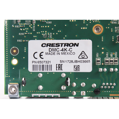 Crestron DMC-4K-C HDBaseT 4K 8G+ HD Input Card w/ Downmixing label