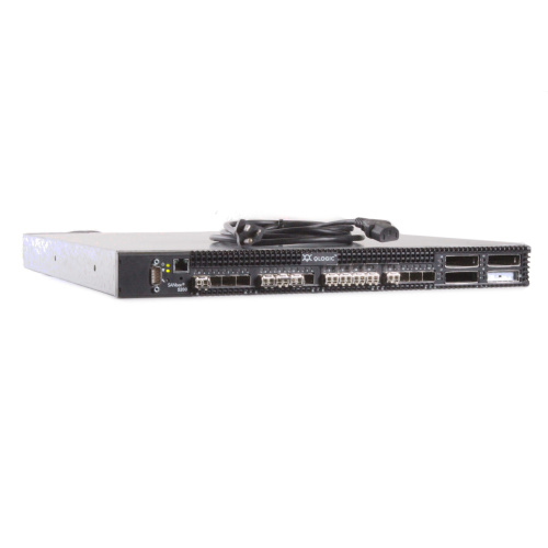 Qlogic SANbox 5202 16-Port Full Fabric 2GB Switch w/ Transceivers (Stuck In Front of Unit) front1