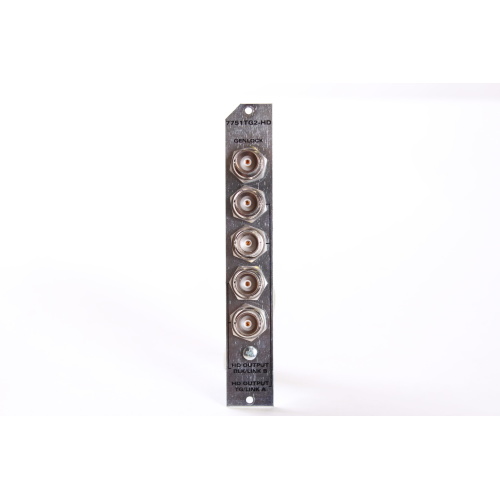 Evertz 7751TG2-HD Dual HD-SDI Test Signal Generator w/ Embedded Audio w/ Backplane side3