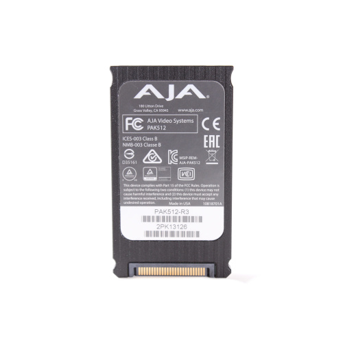 AJA PAK512-R3 512GB SSD Module (Original Box) back