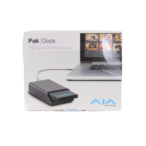 AJA PAK-DOCK-R0 High Speed Pak Media Reader in Original Box box