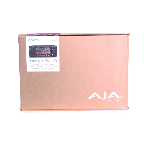 AJA KI-PRO-ULT-12G 12G-SDI 4K/UHD/2K/HD Recorder/Player and Multi-Channel HD Recorder box