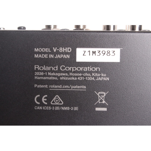 Roland V-8HD HDMI Video Switcher label