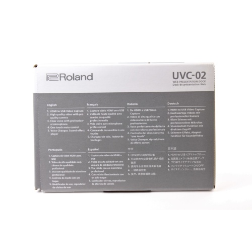 Roland UVC-02 Web Presentation Dock box2