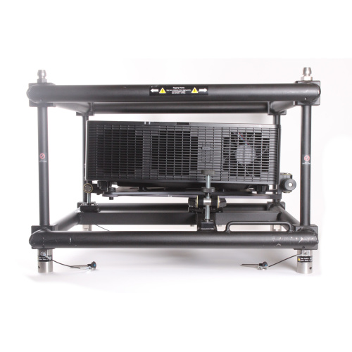Christie D12WU-H 12K HD DLP Projector (Lamp Hours: 684, Op Hours: 697) w/ Series Stacking Frame, Ceiling Mount Rigging Kit, Straps, Remote Control, and ATA Custom Case back